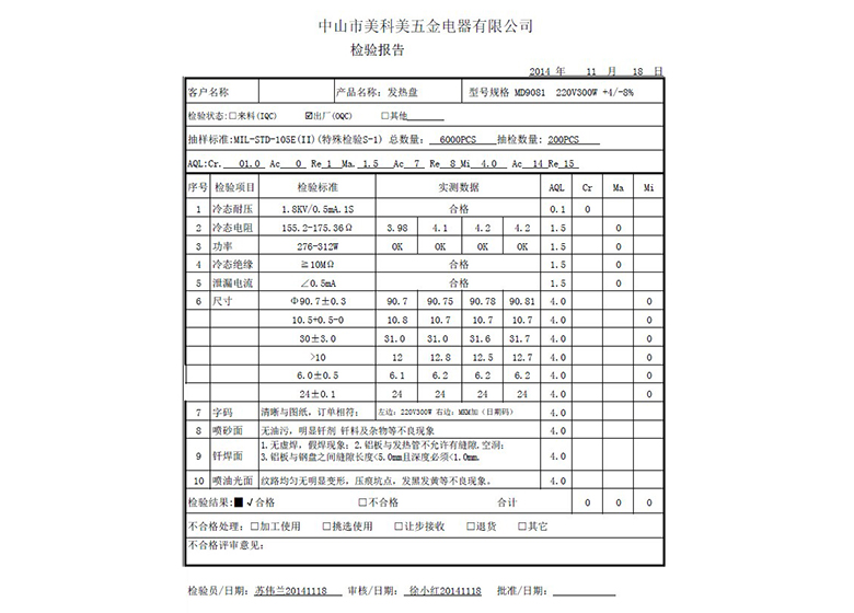 奶瓶消毒器发热盘MD9081